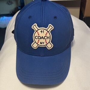 COACH NEW YORK 1941 ADJUSTABLE DAD HAT BLUE RARE